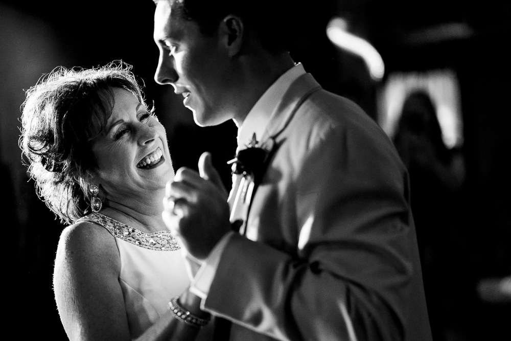 Pittsburg-kansas-wedding-photography-vinson-images-first-dance-mother-son-laughing