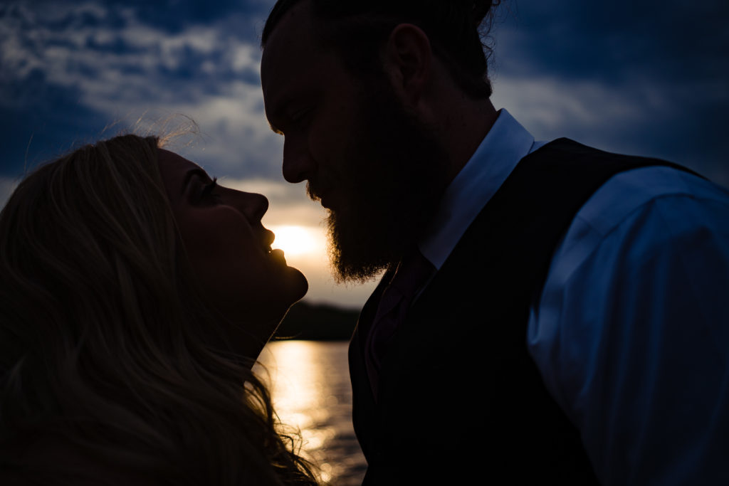 Northwest Arkansas Wedding Photography - Vinson Images - Beaver lake Engagement -  sunset silhouette 